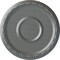 Ekena Millwork Medea Ceiling Medallion (Fits Canopies up to 5 1/2"), Hand-Painted Platinum, 16 1/2"OD x 1 1/2"P CM16MDPLS - alternate 1